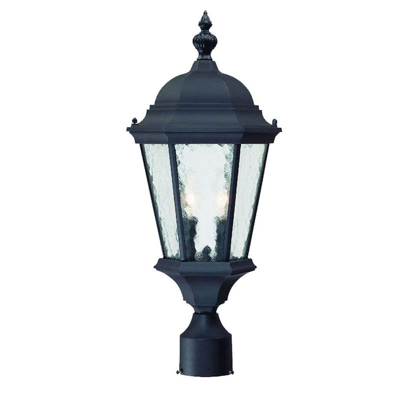 Acclaim Lighting Telfair 2 Light Post Mount, Matte Black
