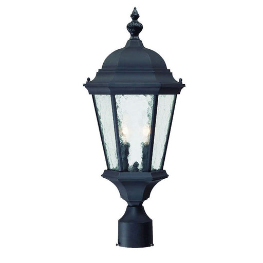 Acclaim Lighting Telfair 2 Light Post Mount, Matte Black