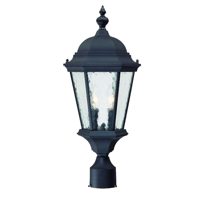 Acclaim Lighting Telfair 2 Light Post Mount, Matte Black