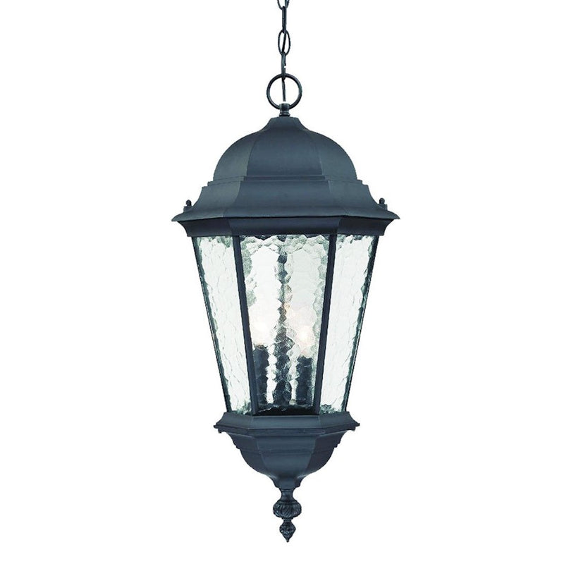 Acclaim Lighting Telfair 3 Light Hanging Light, Matte Black