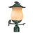 Acclaim Lighting Avian 2 Light Post Mount, Black Coral