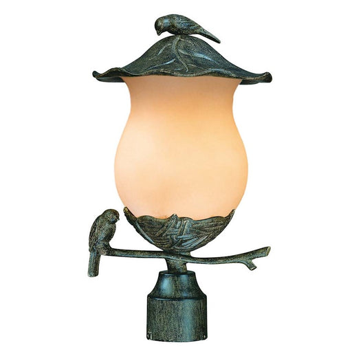 Acclaim Lighting Avian 2 Light Post Mount, Black Coral