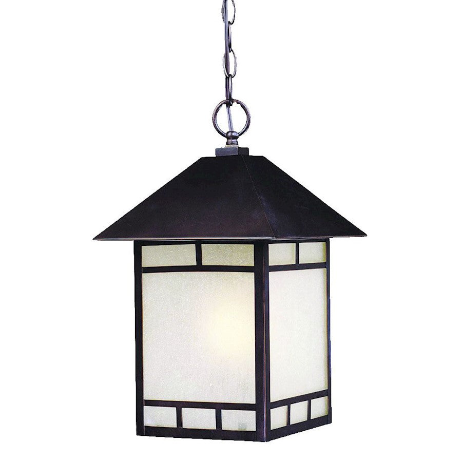 Acclaim Lighting Artisan 1 Light Hanging Light, Architectural Bronze