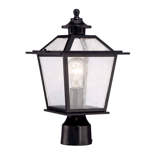 Acclaim Lighting Salem 1 Light Post Mount, Matte Black