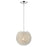 Acclaim Celestial Pendant, Silver/Hand Woven Aluminum Wire