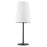 Acclaim Primo 1 Light Table Lamp, Bronze/Lattice Cream Linen