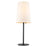 Acclaim Primo 1 Light Table Lamp, Bronze/Lattice Cream Linen