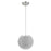 Acclaim Celestial Flushmount, Nickel/Hand Woven Aluminum Wire
