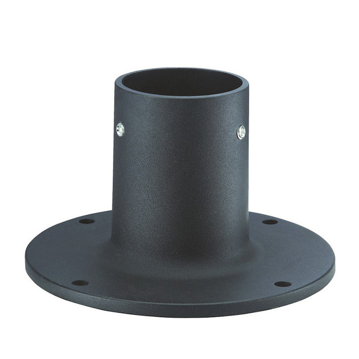 Acclaim Lighting Lamp Post Accessories Flange Base, Matte Black