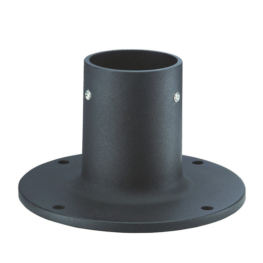 Acclaim Lighting Lamp Post Accessories Flange Base, Matte Black