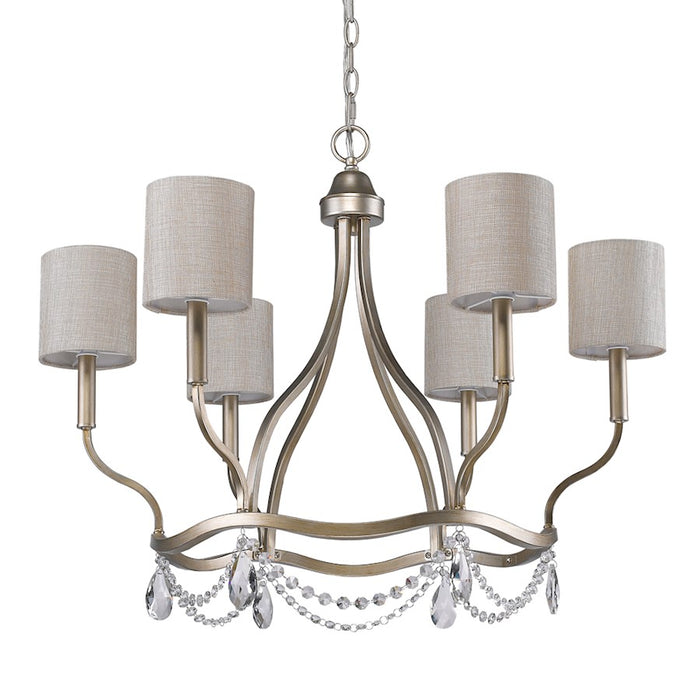Acclaim Lighting Margaret 6 Light Chandelier, Washed Gold