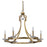 Acclaim Lighting Peyton Chandelier, Raw Brass