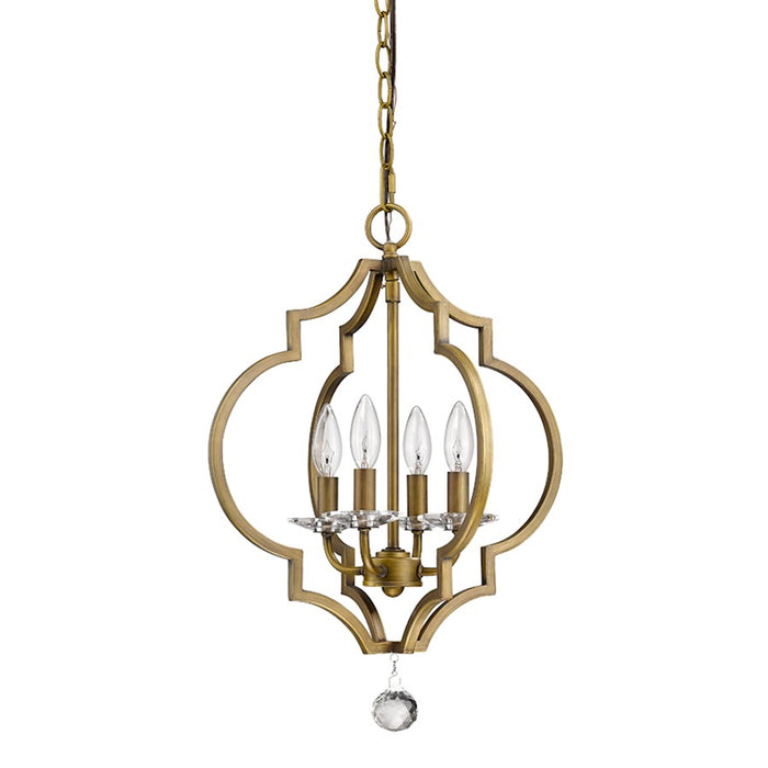 Acclaim Lighting Peyton Chandelier, Brass