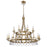 Acclaim Lighting Krista Chandelier, Antique Gold