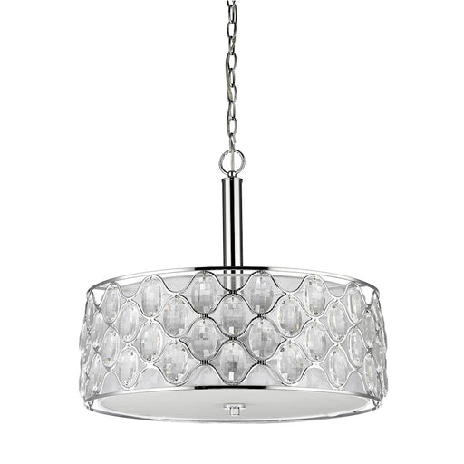 Acclaim Lighting Isabella 4 Light Pendant, Polished Nickel