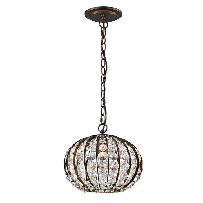 Acclaim Lighting Olivia 1 Light 8" Pendant, Oil Rubbed Bronze