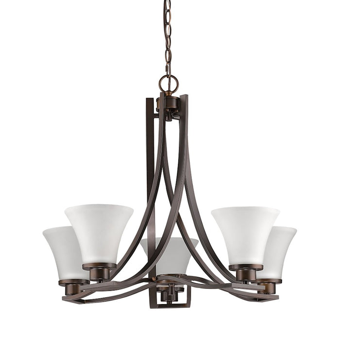 Acclaim Lighting Mia 5 Light Chandelier, Oil Rubbed Bronze