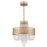 Acclaim Lighting Viola Chandelier, Antique Gold