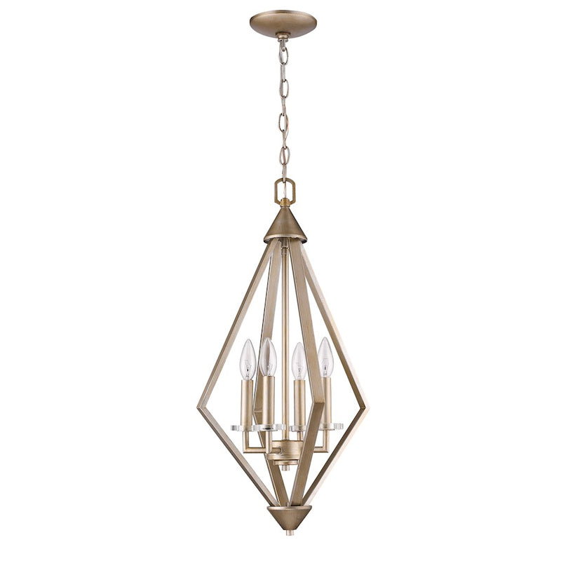 Acclaim Lighting Easton 4 Light Pendant, Washed Gold