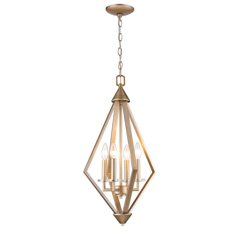 Acclaim Lighting Easton 4 Light Pendant, Washed Gold