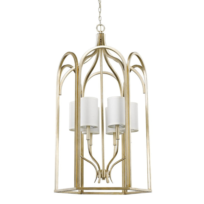Acclaim Lighting Ellie 6 Light Foyer Pendant, Washed Gold