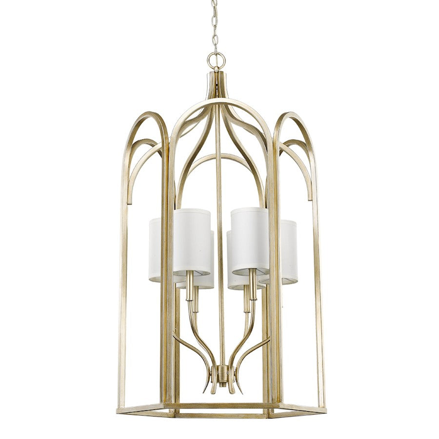 Acclaim Lighting Ellie 6 Light Foyer Pendant, Washed Gold