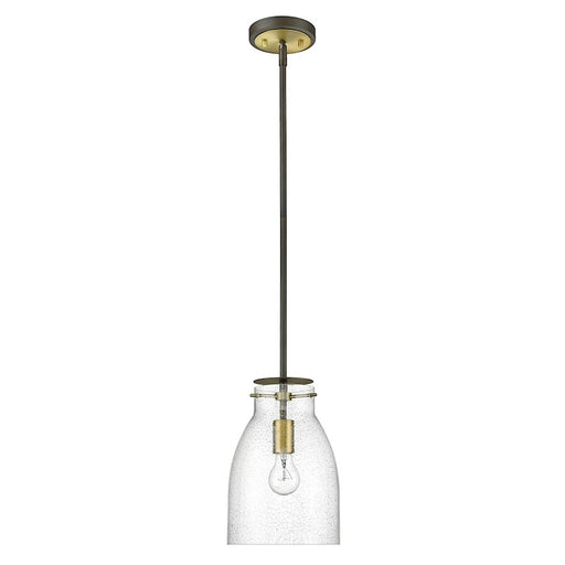Acclaim Lighting Shelby 1 Light Pendant, Bronze/Brass/Clear Seedy