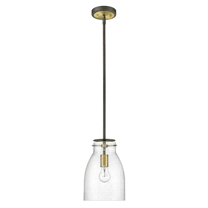 Acclaim Lighting Shelby 1 Light Pendant, Bronze/Brass/Clear Seedy