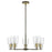 Acclaim Lighting Shelby 5 Light Chandelier, Bronze/Brass/Seedy