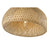 Acclaim Lighting 1 Light 18" Pendant, Tan Metal/Natural Bamboo