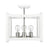 Acclaim Lighting Coyle 4 Light Convertible Pendant, White/Nickel