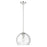Acclaim Lighting Mackenzie 1 Light Pendant, Nickel/Rippled Water