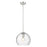 Acclaim Lighting Mackenzie 1 Light Pendant, Nickel/Rippled Water