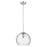 Acclaim Lighting Mackenzie 1 Light Pendant, Nickel/Rippled Water