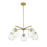 Acclaim Lighting 5 Light 27" Chandelier, Brass/Clear