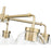 Acclaim Lighting 5 Light 27" Chandelier, Brass/Clear