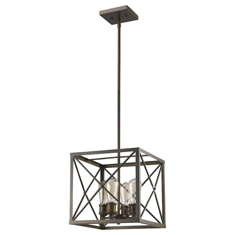 Acclaim Lighting Brooklyn 4 Light Pendant, Oil Rubbed Bronze