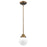 Acclaim Lighting Portsmith 1 Light Pendant, Brass