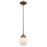 Acclaim Lighting Portsmith 1 Light Pendant, Brass
