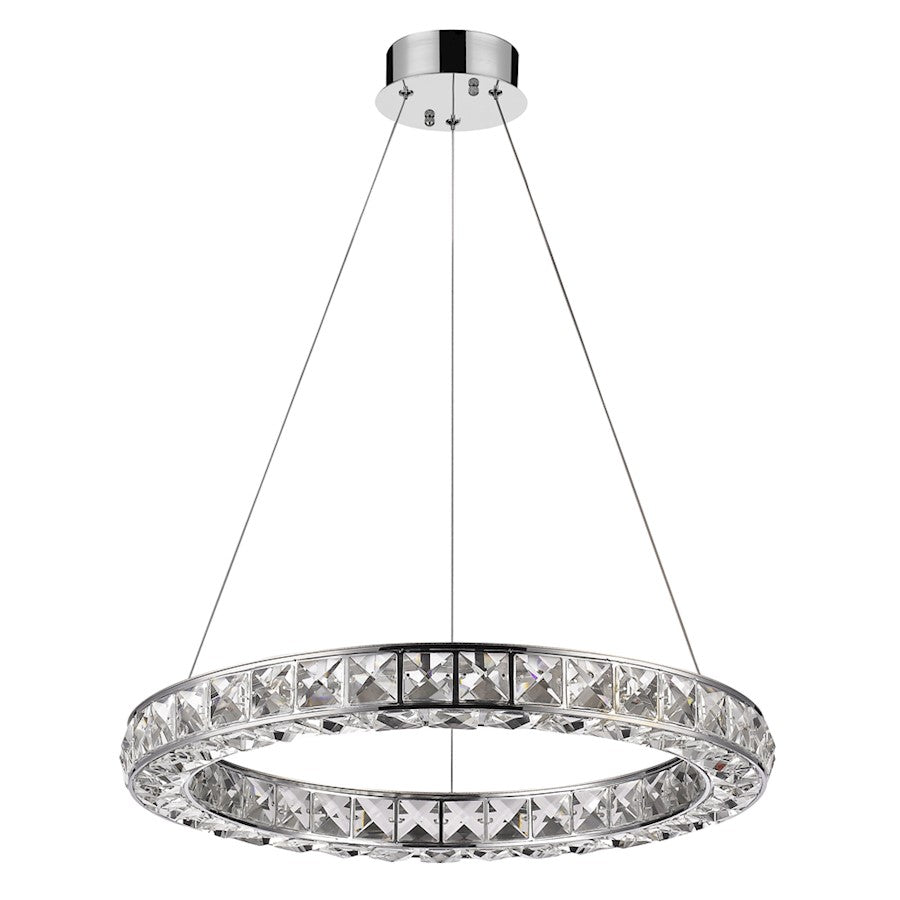 Acclaim Lighting Noemi Light 28-Watt LED Pendant, Chrome