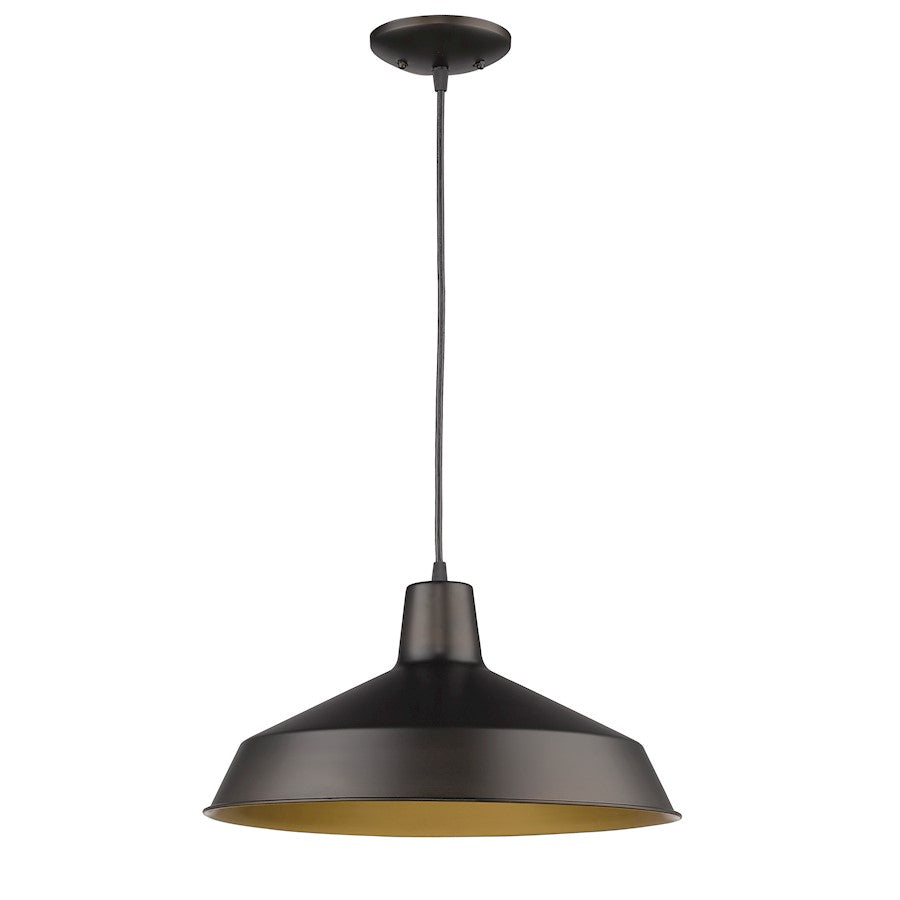 Acclaim Lighting Alcove 1 Light 8" Pendant, Oil Rubbed Bronze