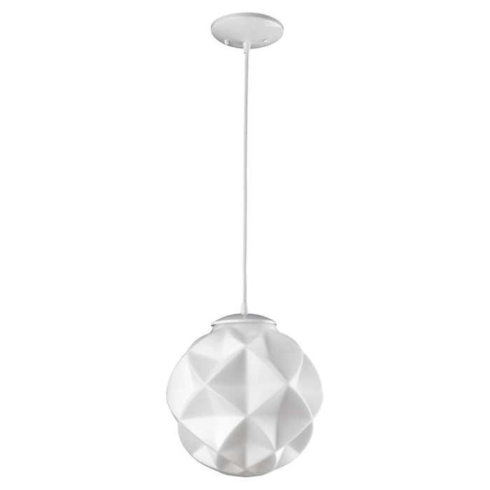 Acclaim Lighting Nova 1 Light Mini Pendant, White