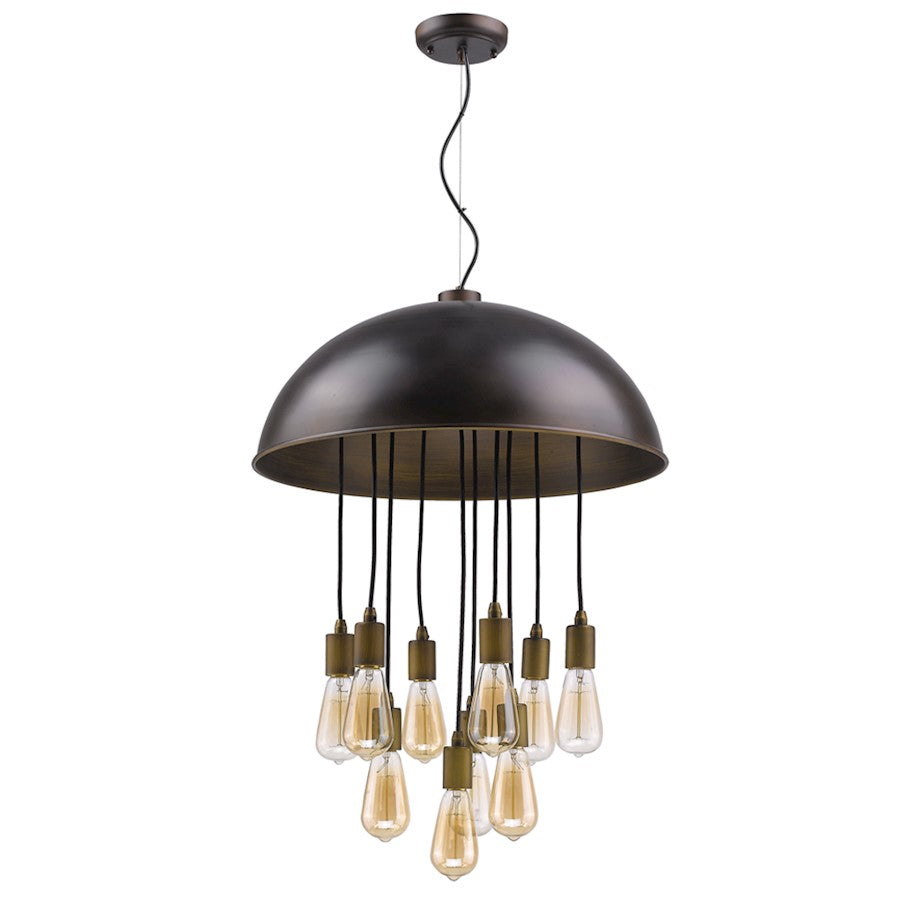 Acclaim Lighting Keough 10 Light Bowl Pendant, Oil Rubbed Bronze