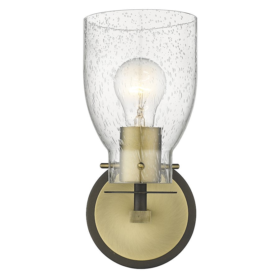 Acclaim Lighting Shelby 1 Light Wall Sconce, Bronze/Brass/Seedy