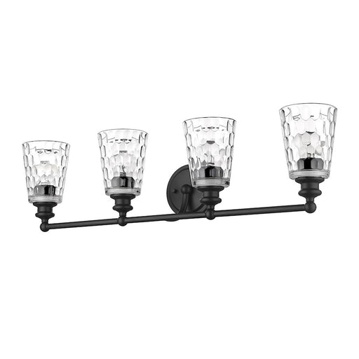 Acclaim Lighting Mae 4-Light Vanity, Matte Black