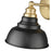Acclaim Lighting 1Lt 8" Sconce, Matte Black and Brass/Matte Black