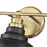 Acclaim Lighting 3Lt 28" Vanity, Matte Black and Brass/Matte Black