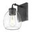 Acclaim Lighting 1 Light 6" Sconce, Matte Black/Clear