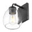 Acclaim Lighting 1 Light 6" Sconce, Matte Black/Clear