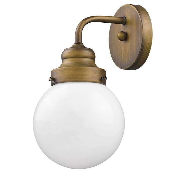 Acclaim Lighting Portsmith 1 Light Sconce, Raw Brass